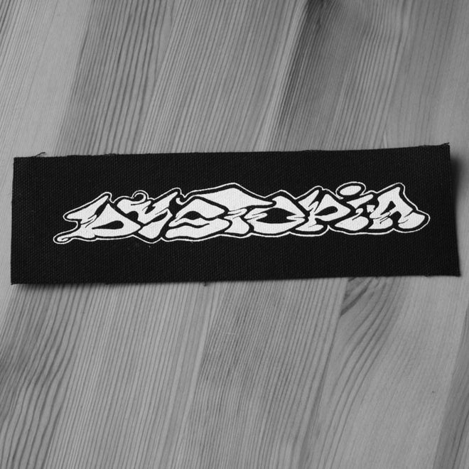 Dystopia - White Logo (Printed Patch)