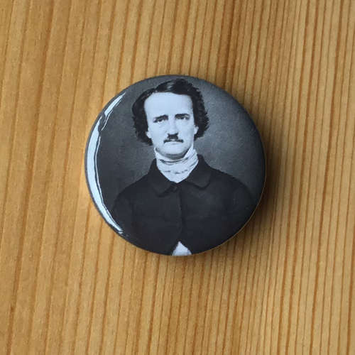 Edgar Allan Poe 1848 Portrait (Badge)