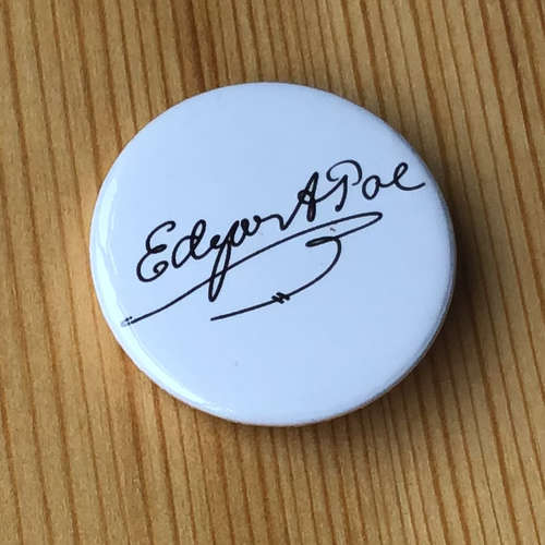 Edgar Allan Poe Signature (Badge)