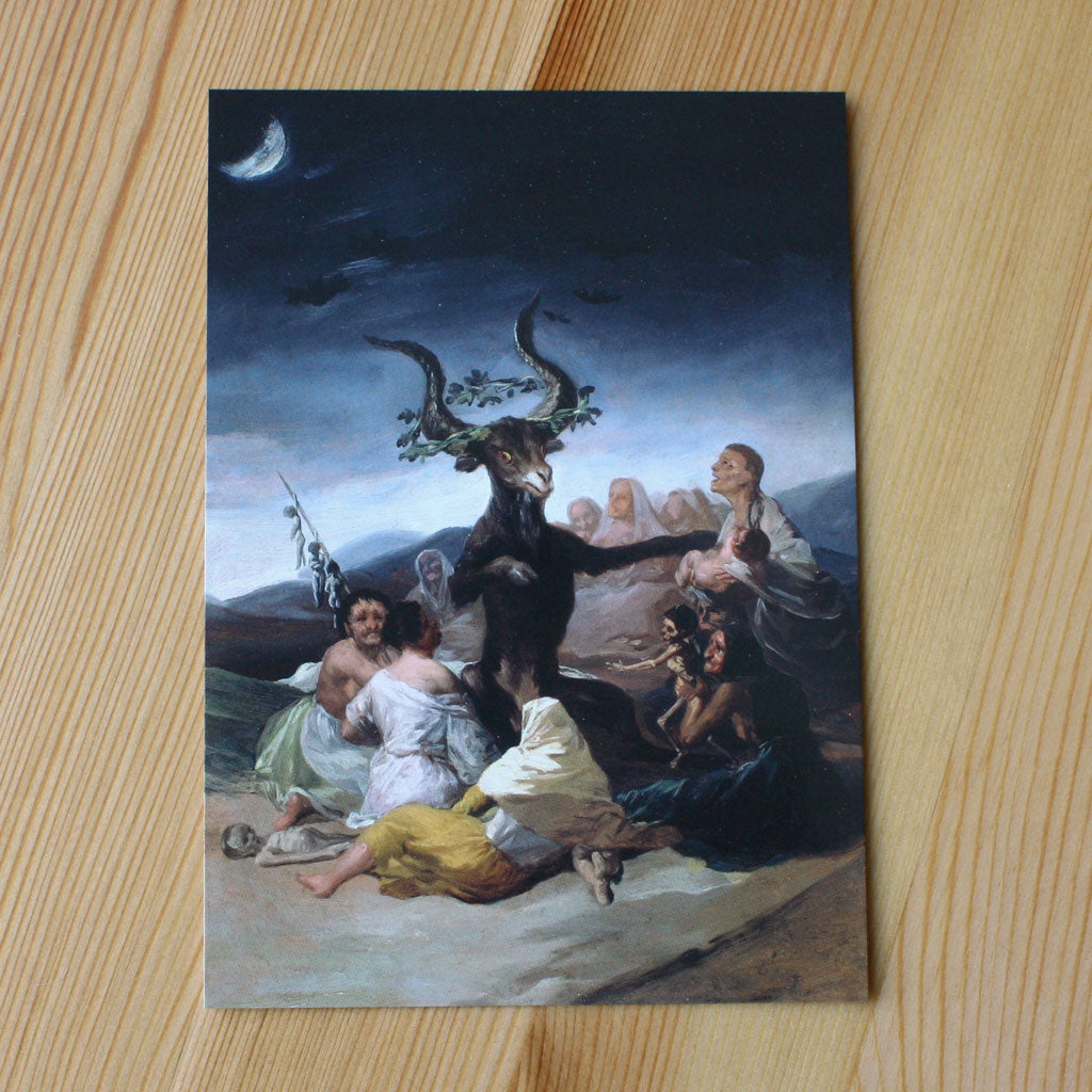 El Aquelarre (Witches Sabbath) (Postcard)