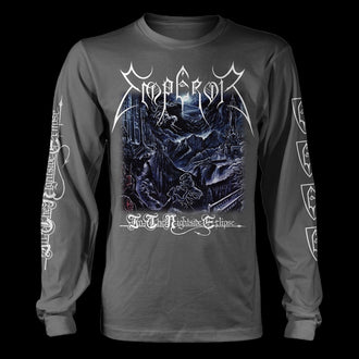 Emperor - In the Nightside Eclipse (Grey & Blue) (Long Sleeve T-Shirt)