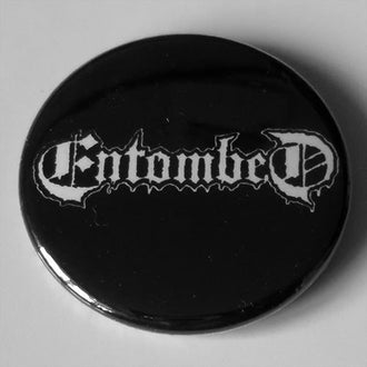 Entombed - White Logo (Badge)