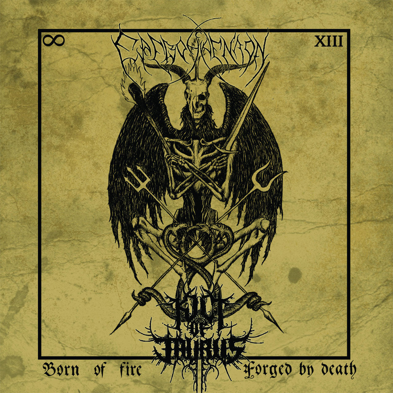 Erevos Aenaon / Kult of Taurus - Born of Fire, Forged by Death (CD)