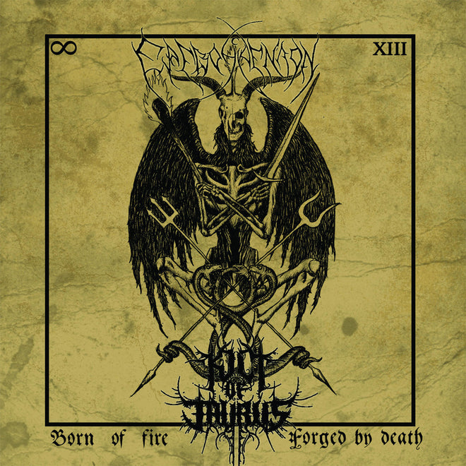 Erevos Aenaon / Kult of Taurus - Born of Fire, Forged by Death (CD)