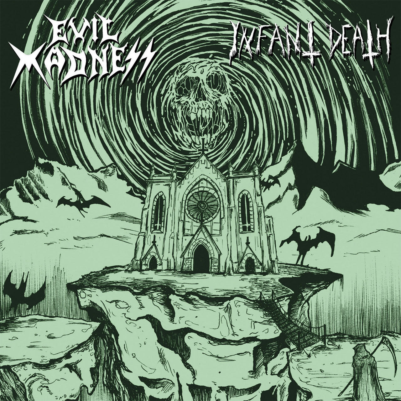 Evil Madness / Infant Death - Split (LP)