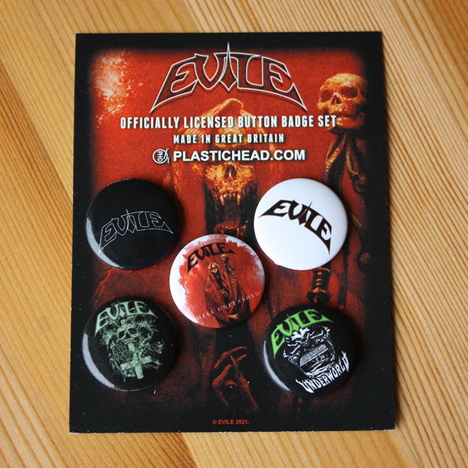 Evile - Hell Unleashed (Badge Pack)