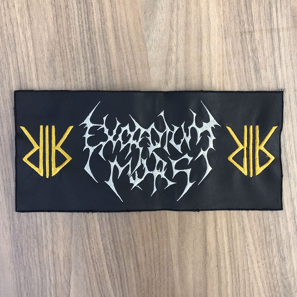 Exordium Mors - Logo (Leather) (Backpatch) | Todestrieb