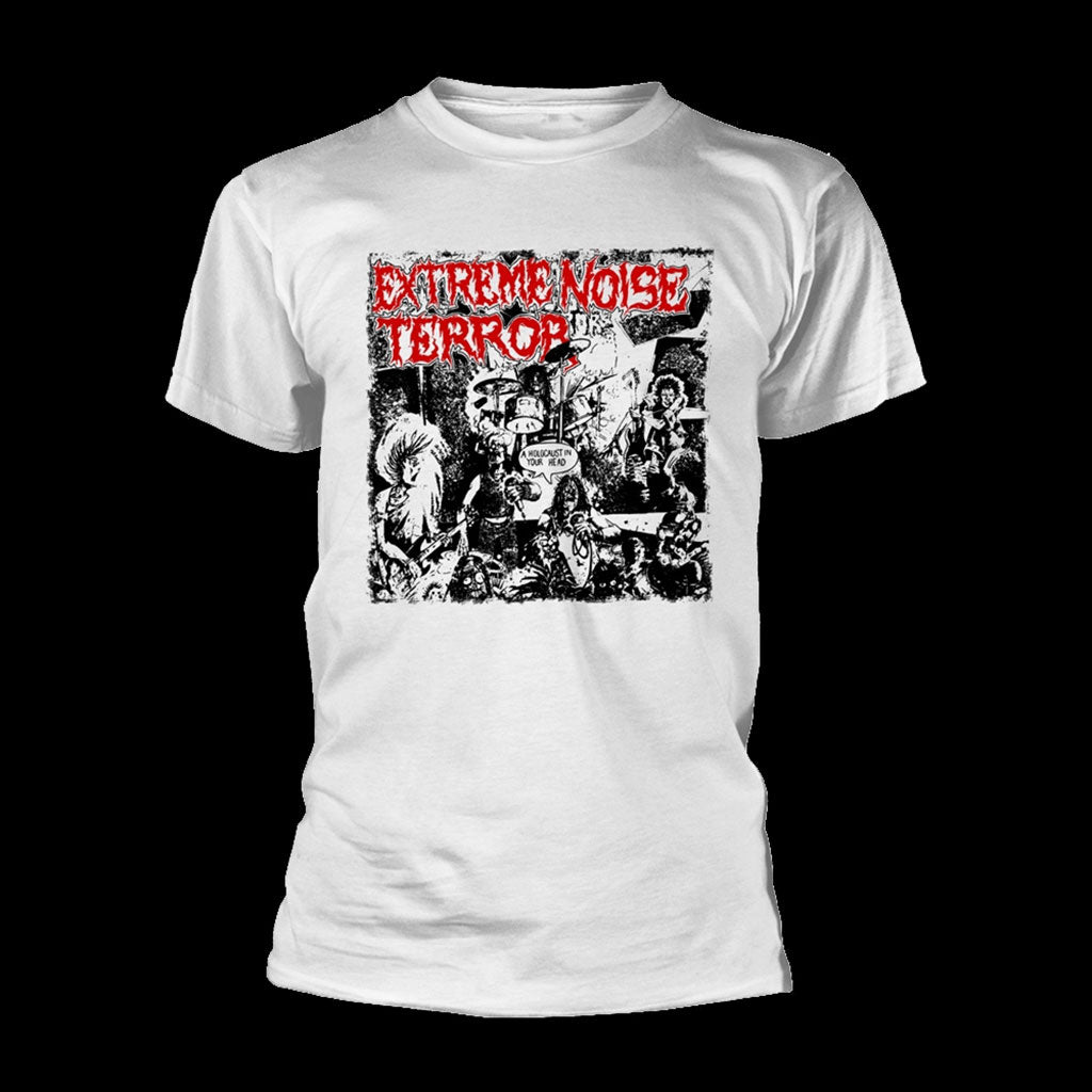 Extreme Noise Terror - A Holocaust in Your Head (White) (T-Shirt)
