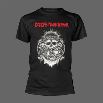 Extreme Noise Terror - Red Logo / Grinders Inc (T-Shirt)