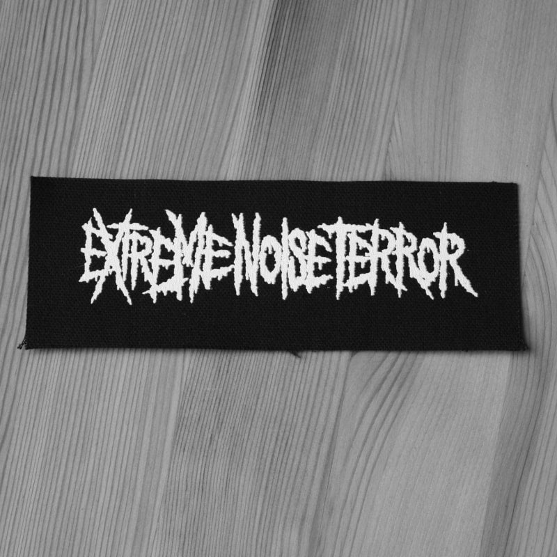 Extreme Noise Terror - White Logo (Printed Patch)