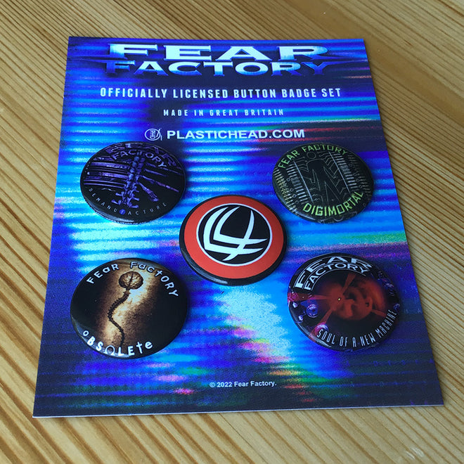 Fear Factory - Early Albums (Badge Pack)