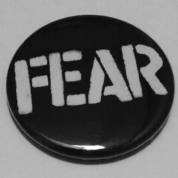 Fear - White Logo (Badge)
