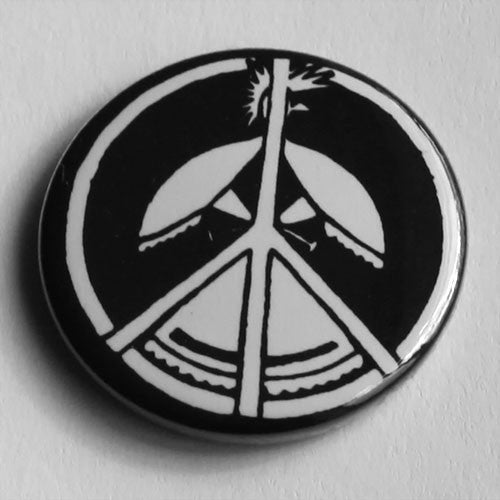 Flux of Pink Indians - Peace Symbol (Badge)