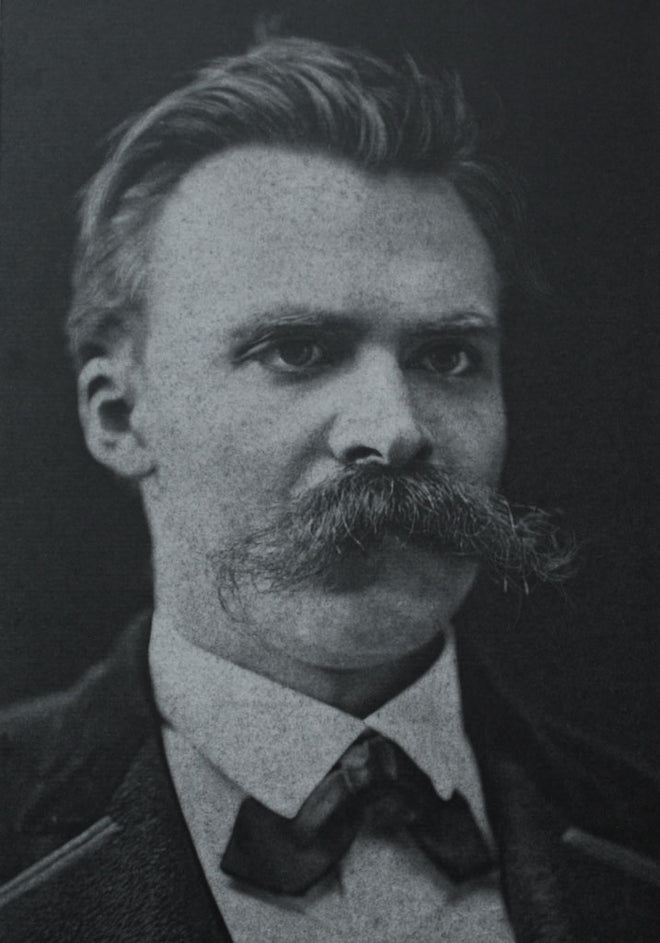 Friedrich Nietzsche - 1875 Portrait (Greetings Card)