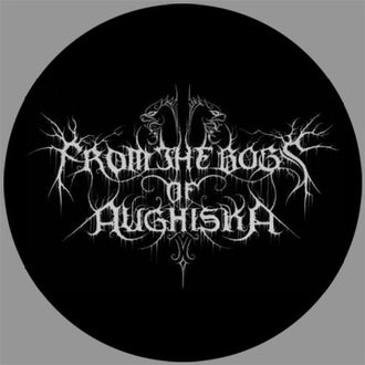 From the Bogs of Aughiska - White Logo (Sticker)