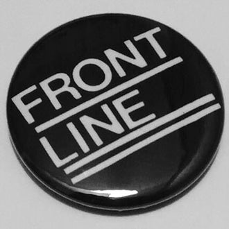 Front Line - White Logo (Badge)