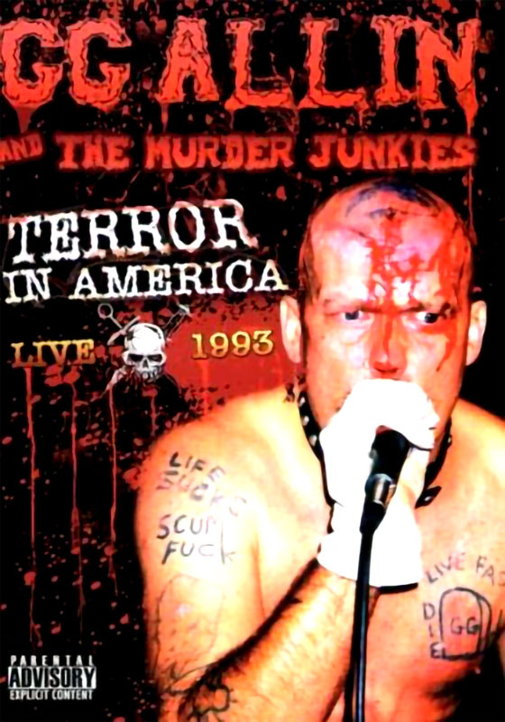 GG Allin & The Murder Junkies - Terror in America (Live 1993) (DVD)