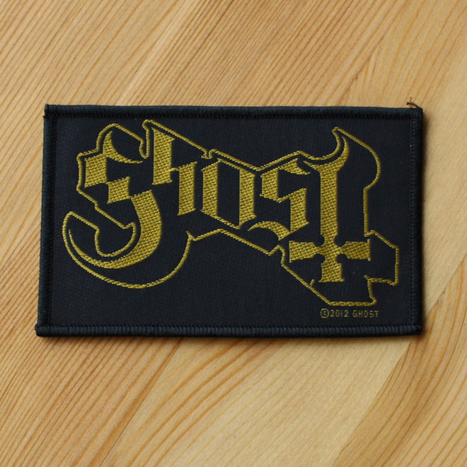 Ghost - Gold Logo (Woven Patch)