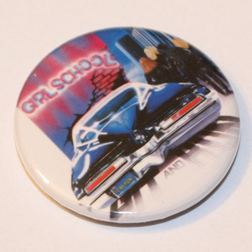 Girlschool - Hit and Run (Badge)