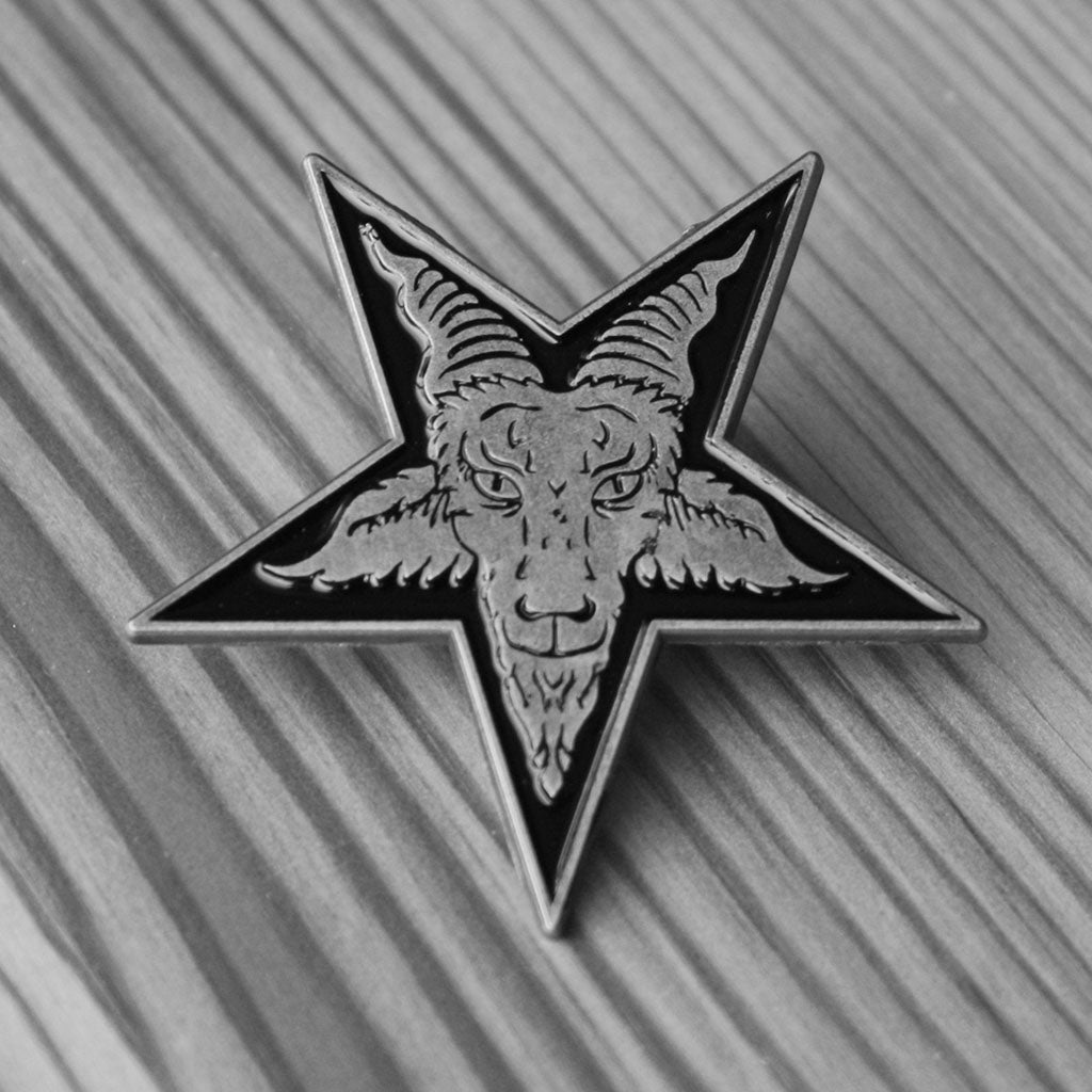 Goat Head Pentagram (Metal Pin)
