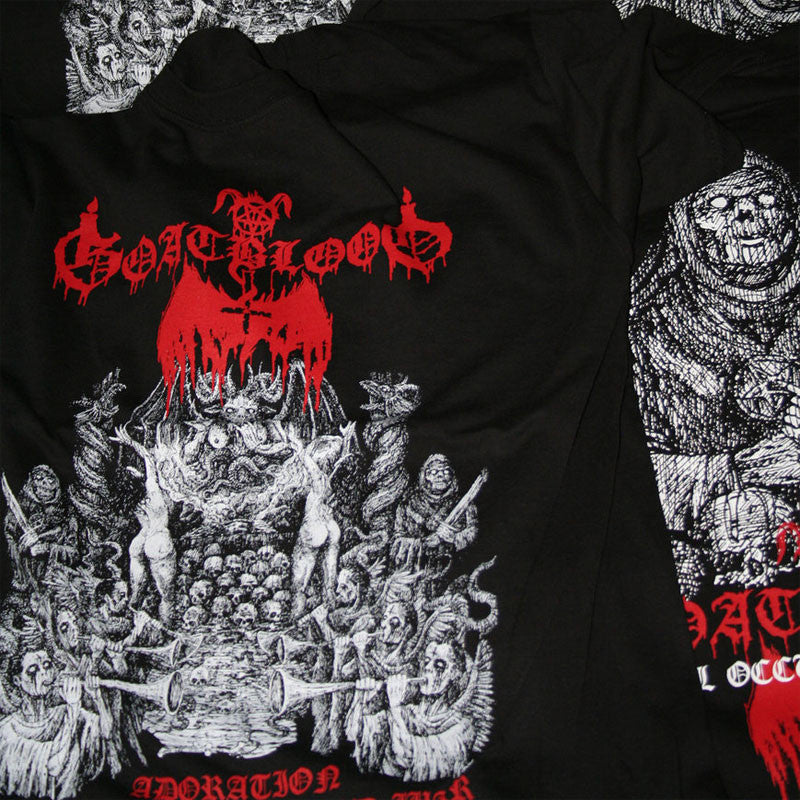Goatblood - Adoration of Blasphemy and War (T-Shirt)