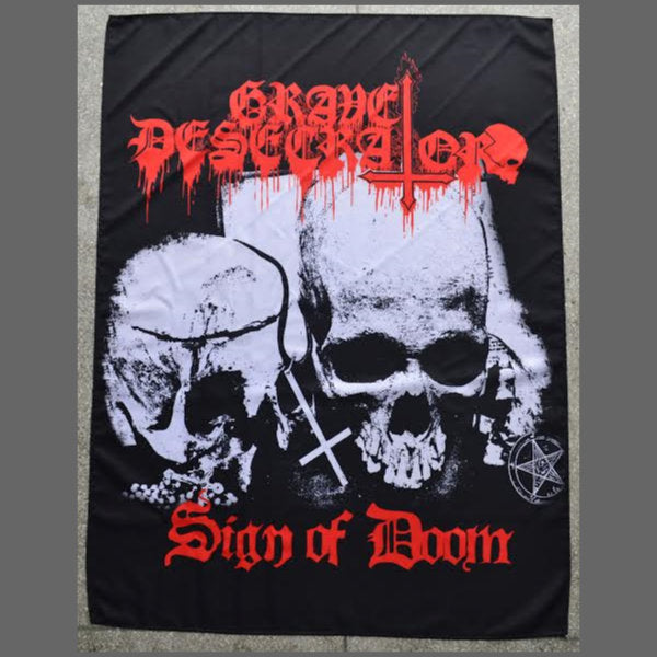 Grave Desecrator - Sign of Doom (Textile Poster)