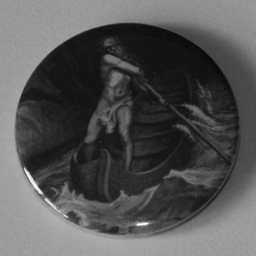 Gustave Dore - Charon the Ferryman of Hell (Badge)