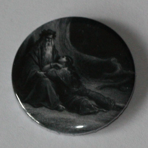 Gustave Dore - Idylls of the King (Plate 10) (Badge)