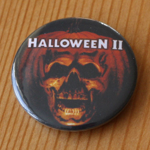 Halloween II 1981 Pumpkin Skull Poster and Title (Badge)