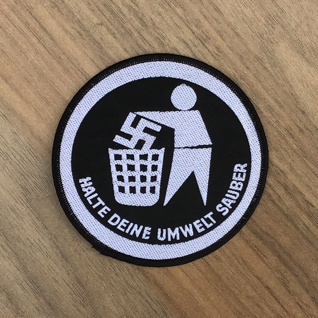 Halte deine umwelt sauber (Woven Patch)