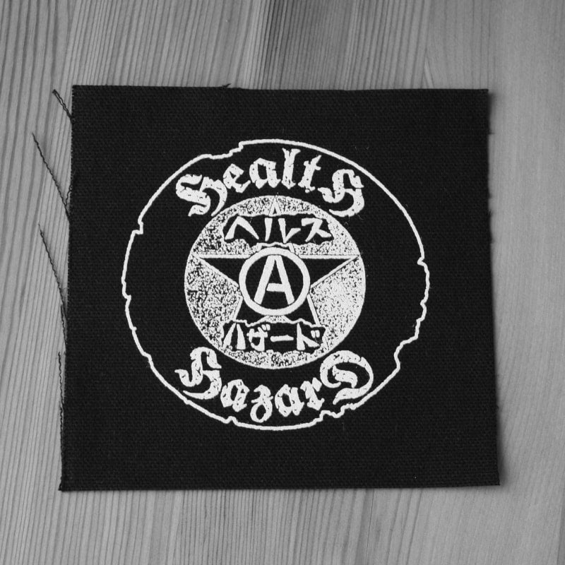 Health Hazard - White Logo (Printed Patch)