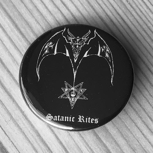 Hellhammer - Satanic Rites (Black) (Badge)