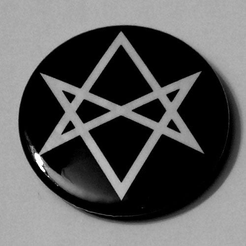 Hexagram Symbol (White) (Badge)