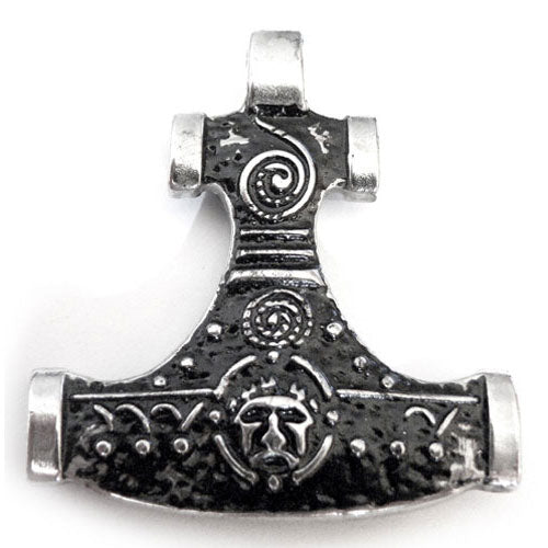 Hiddenseehammer (Thor's Hammer) (Sterling Silver) (Pendant)