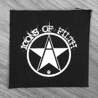 Icons of Filth - White Logo (Printed Patch)