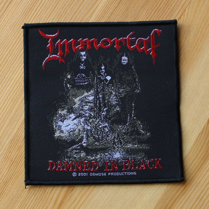 Immortal - Damned in Black (Woven Patch)