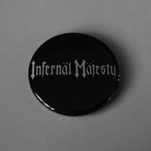 Infernal Majesty - White Logo (Badge)