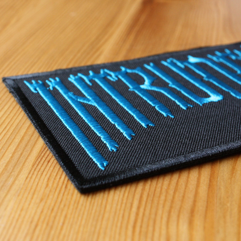 Intruder - Blue Logo (Embroidered Patch)