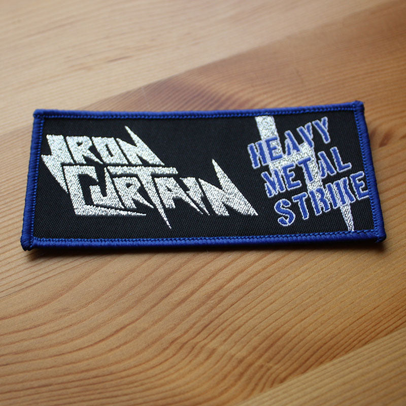 Iron Curtain - Heavy Metal Strike (Silver) (Woven Patch)