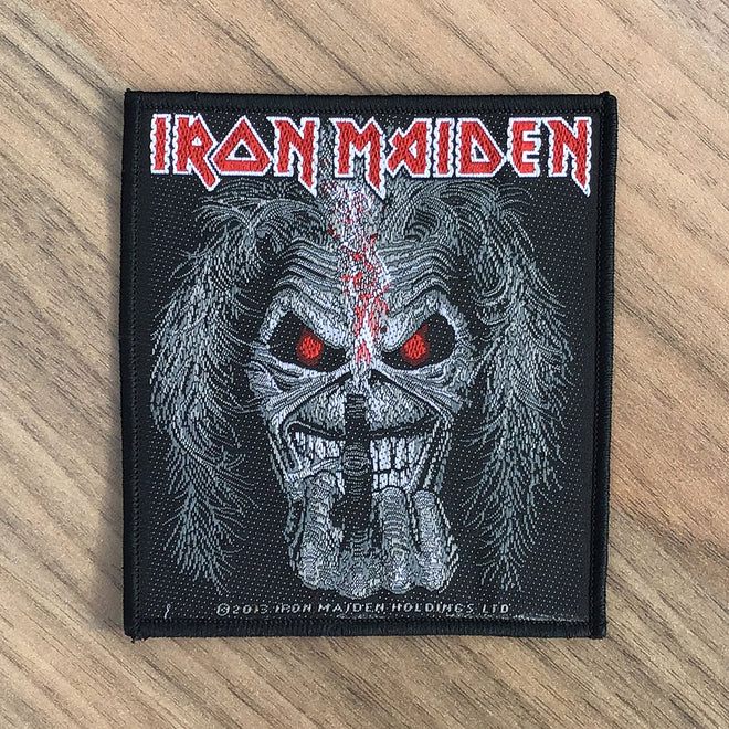 Iron Maiden - Eddie Candle Finger (Woven Patch)