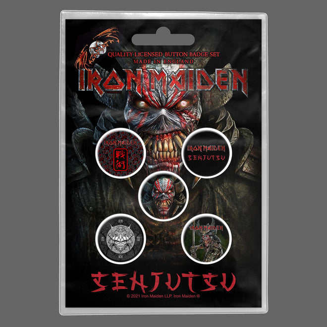 Iron Maiden - Senjutsu (戦術) (Badge Pack)