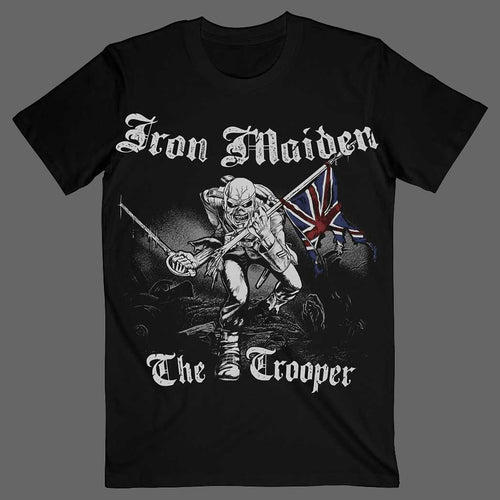 Iron Maiden - The Trooper (Black & White) (T-Shirt)