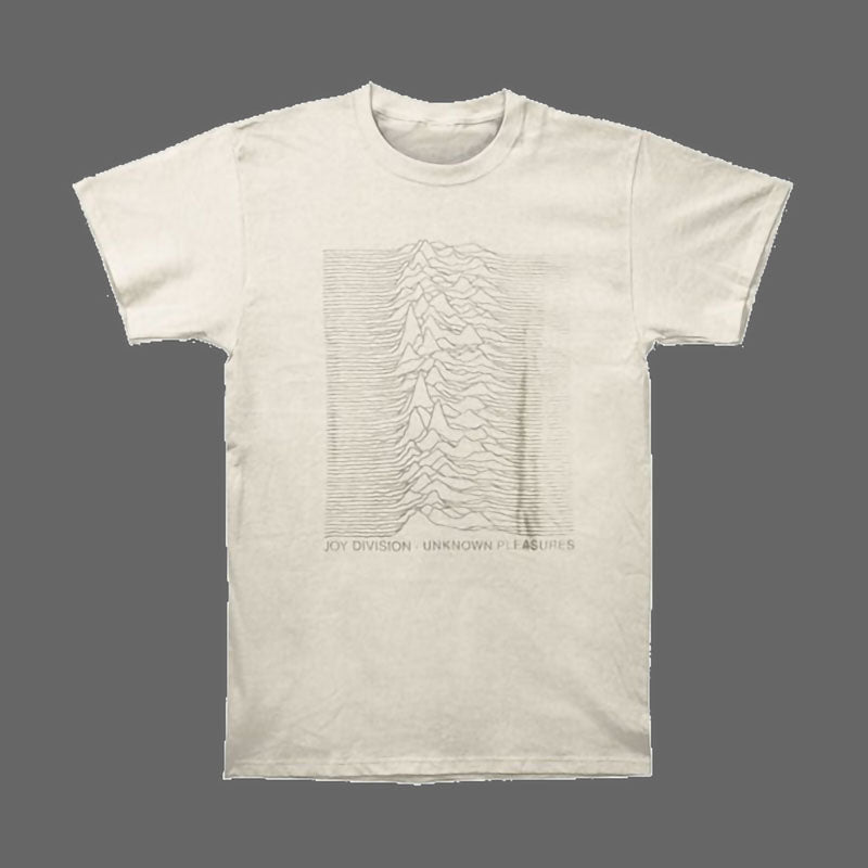 Joy Division - Unknown Pleasures (Grey on Natural) (T-Shirt)