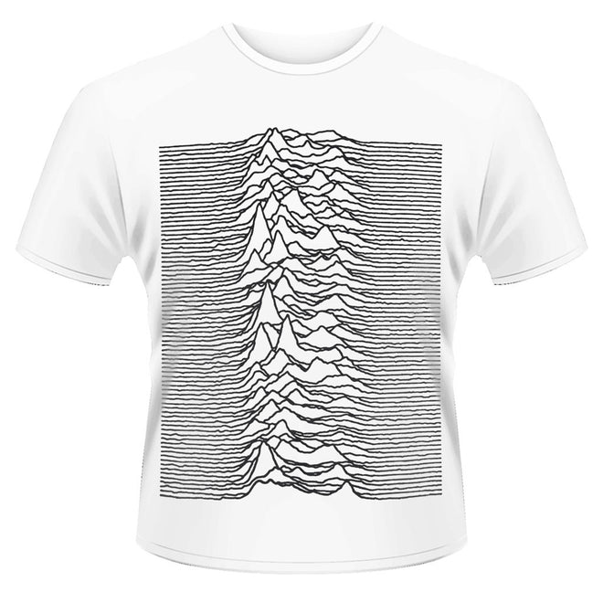 Joy Division - Unknown Pleasures Waves (Black on White) (T-Shirt)
