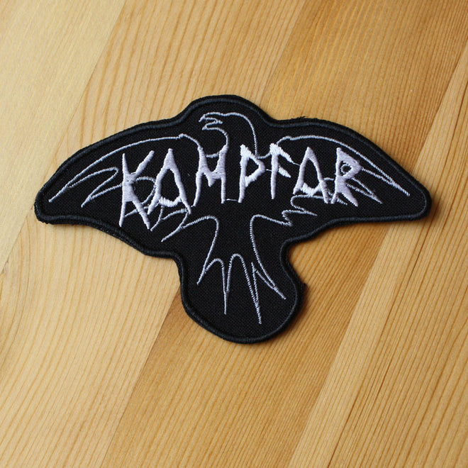 Kampfar - White Logo (Embroidered Patch)