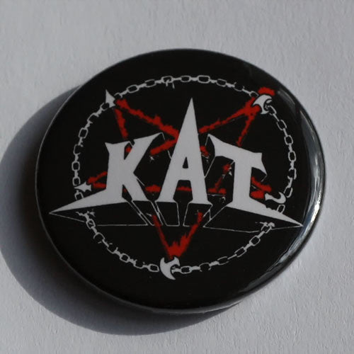 Kat - White Logo / Pentagram (Badge)