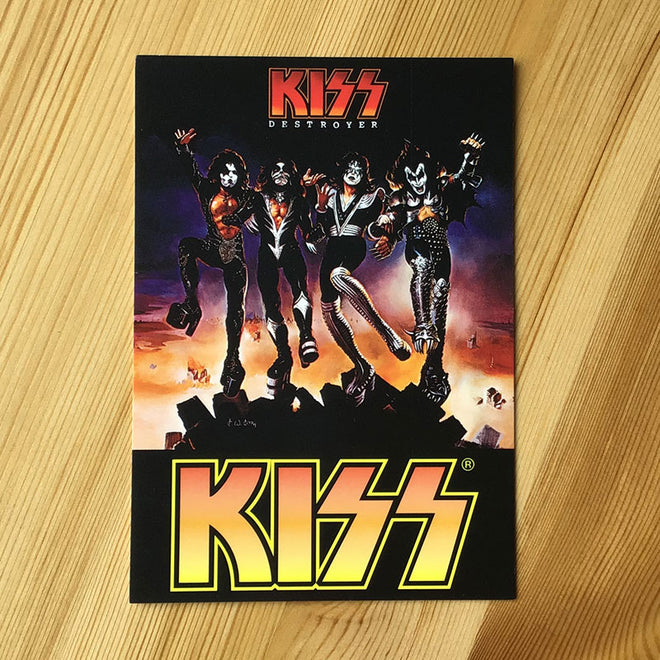 Kiss - Destroyer (Postcard)