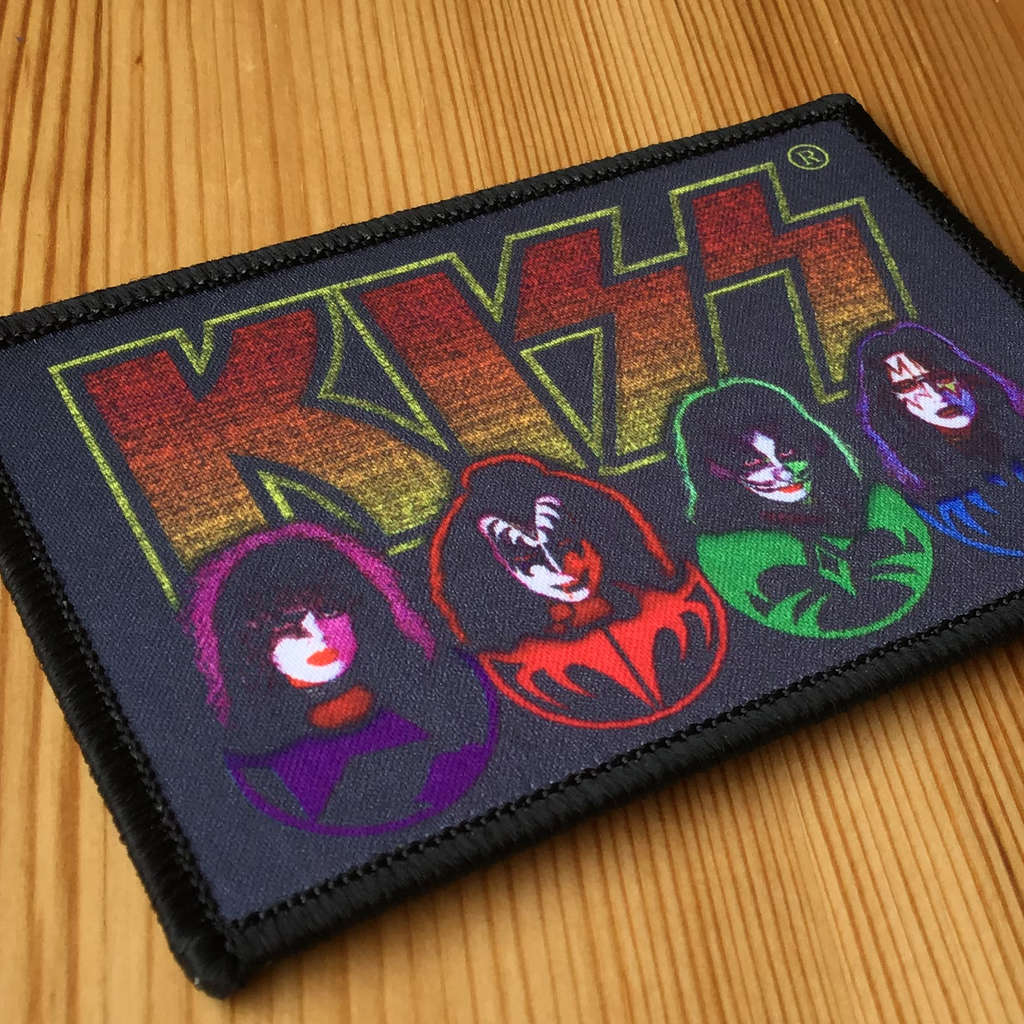Kiss - Faces & Icons (Woven Patch)