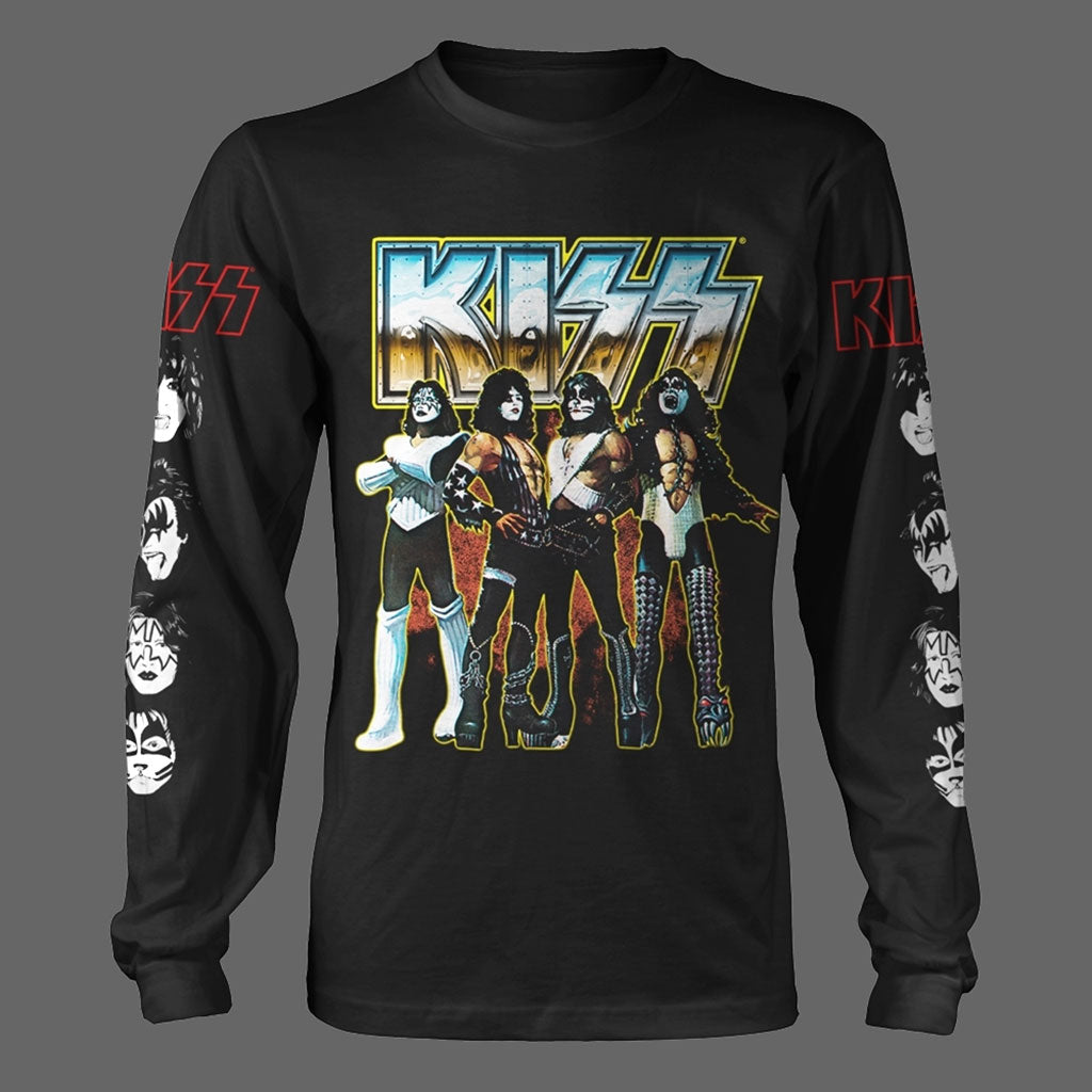 Kiss - Love Gun (Chrome) (Long Sleeve T-Shirt)