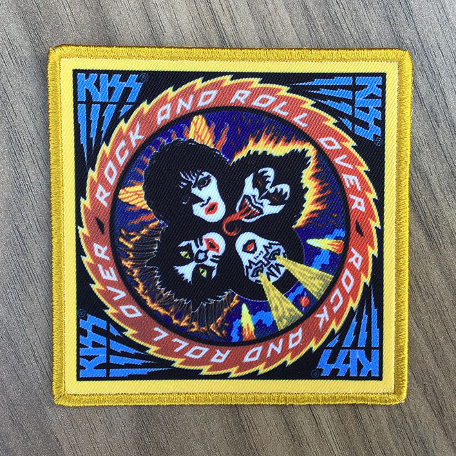 Kiss - Rock and Roll Over (Yellow Border) (Woven Patch)